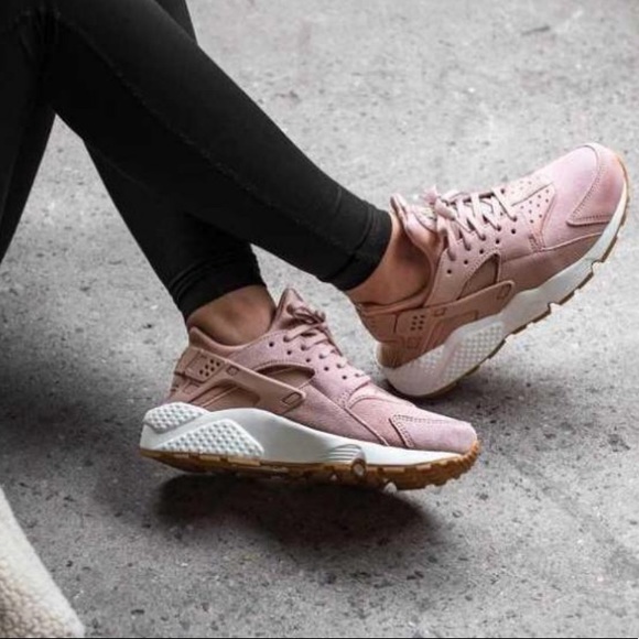 Pink suede huaraches Clearance